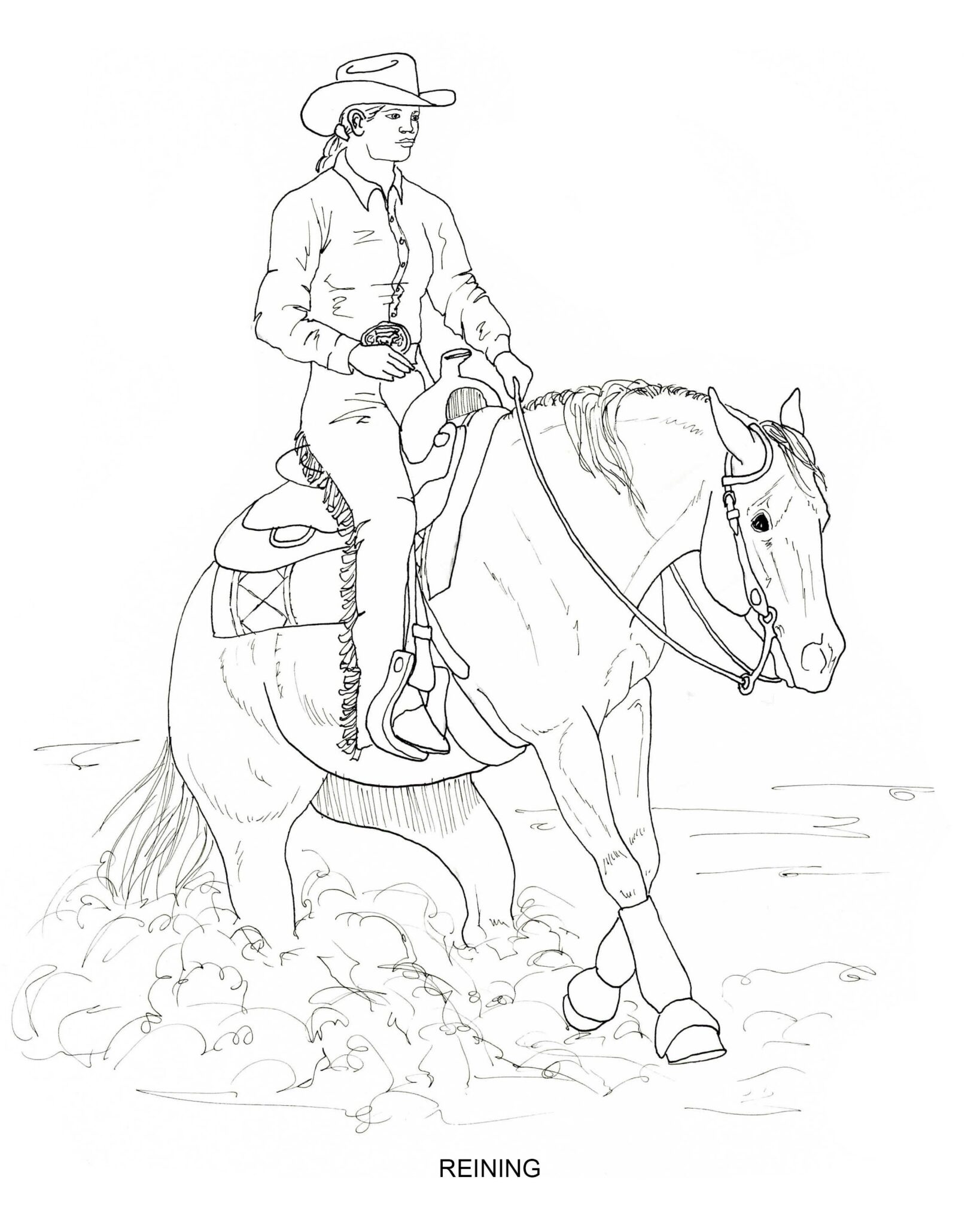 Printable Western Coloring Pages - Printable Set Of 10 Western Riding Coloring Pages Digital Etsy 1638x2048 