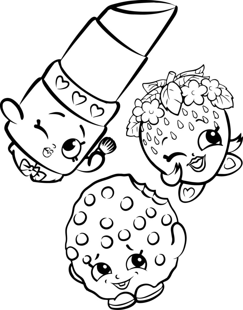 Printable Shopkin Coloring Pages