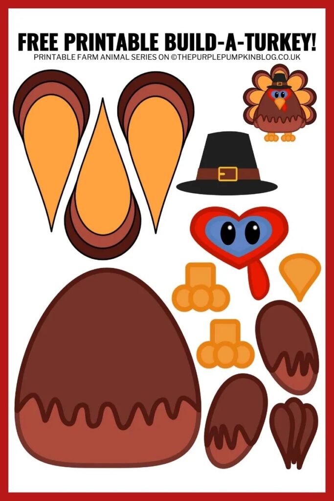 Printable Turkey Crafts