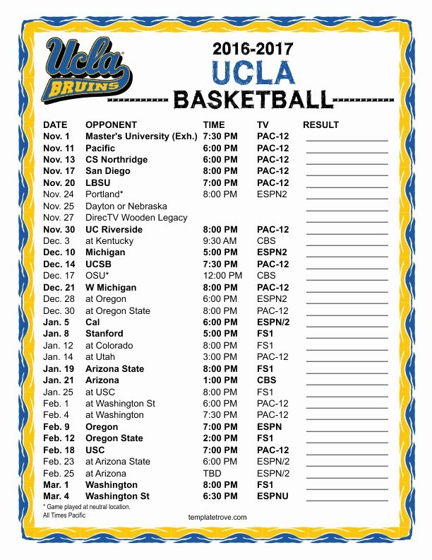 Printable Uconn Men s Basketball Schedule