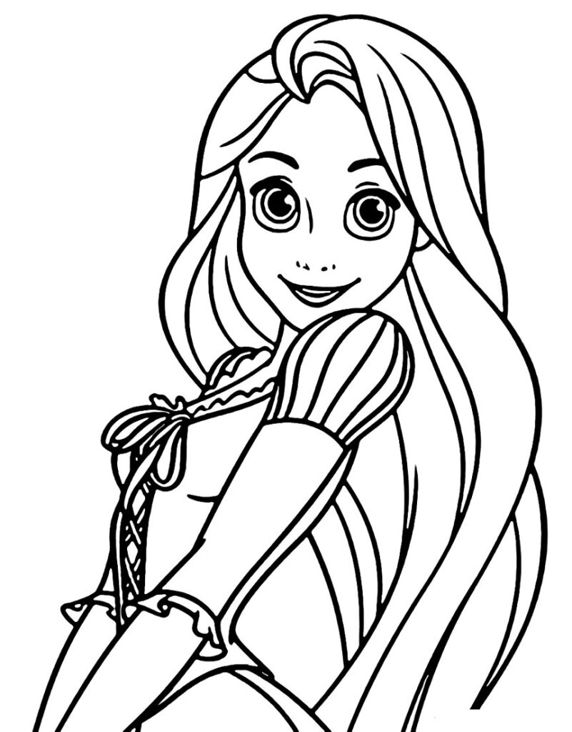 Rapunzel Coloring Pages Coloring Pages For Kids And Adults