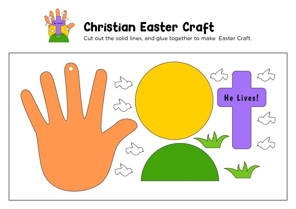 Religious Easter Crafts 10 Free PDF Printables Printablee