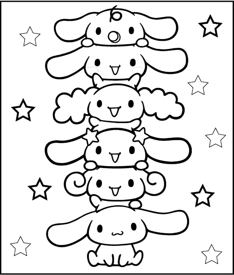 Sanrio Cinnamoroll Coloring Page Free Printable Coloring Pages For Kids