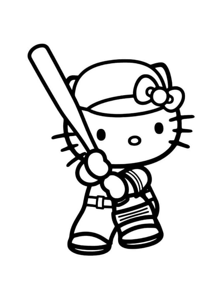 Softball Coloring Pages