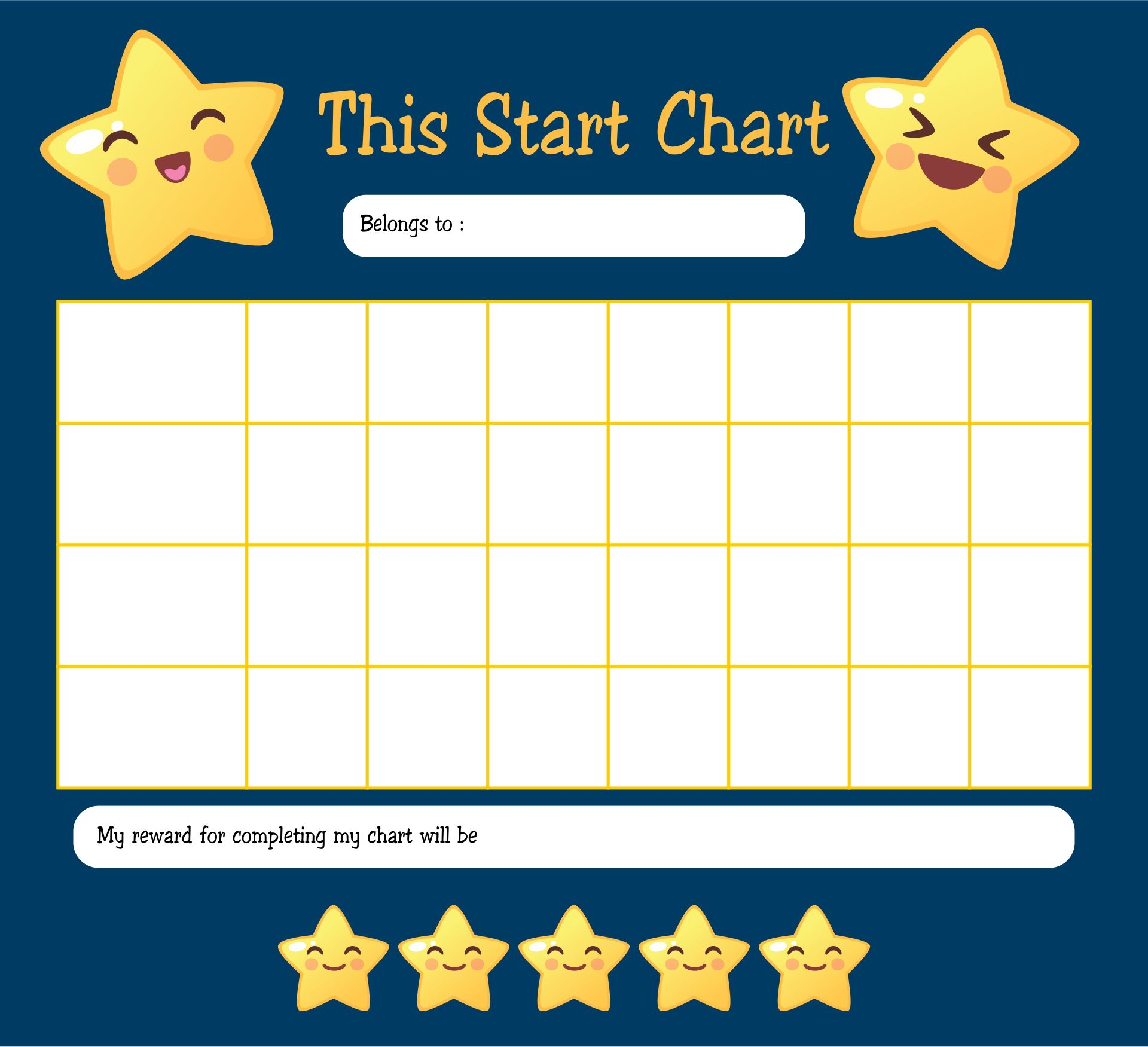 Sticker Charts 10 Free PDF Printables Printablee