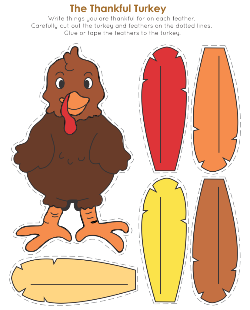 Thanksgiving Crafts Kids 11 Free PDF Printables Printablee