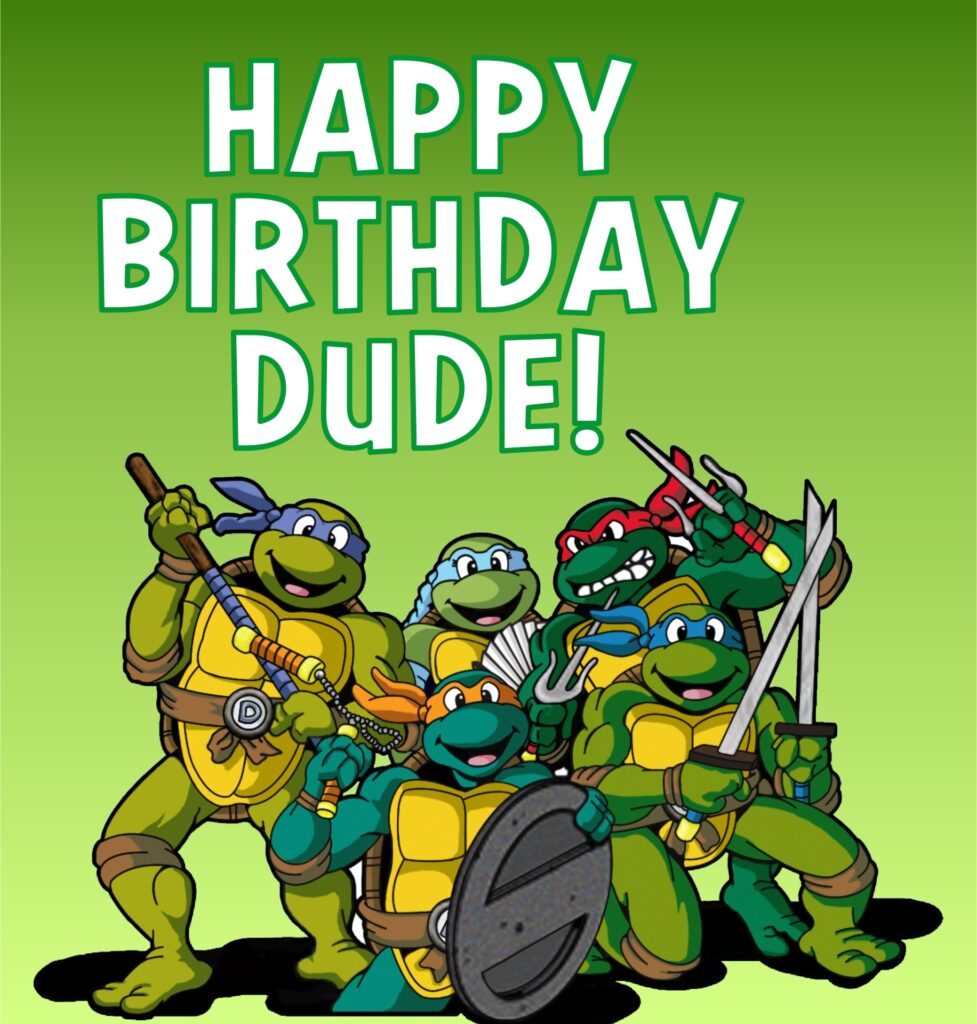 TMNT Birthday Cards Birthday 10 Free PDF Printables Printablee