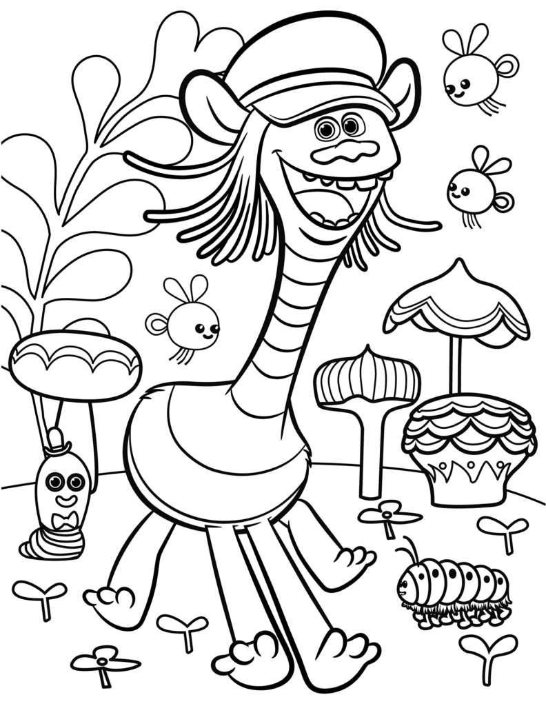 Trolls Movie Coloring Pages Best Coloring Pages For Kids