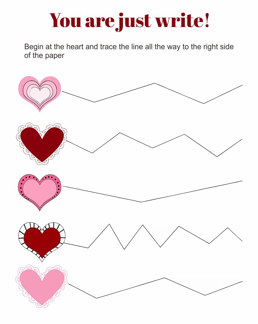 Valentine s Cutting Worksheets Preschool 10 Free PDF Printables