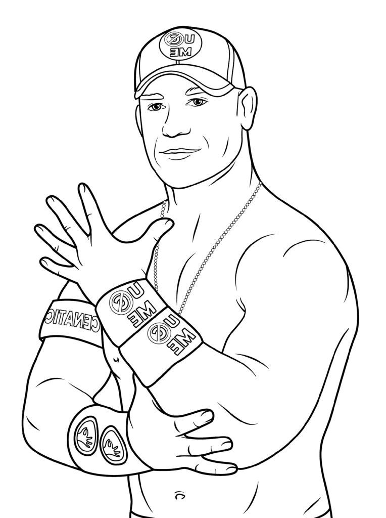 Wwe Coloring Pages Printable