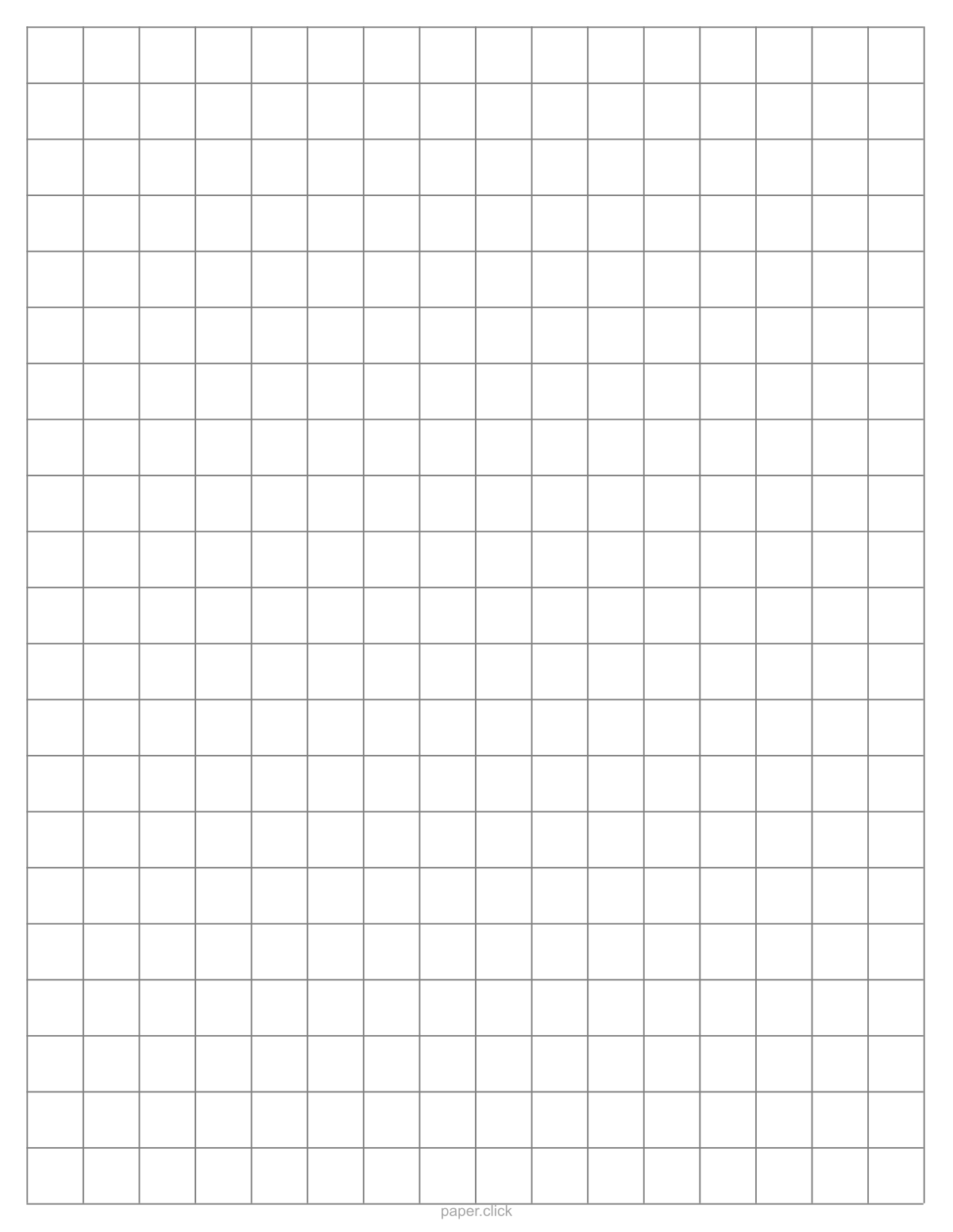 1 2 Inch Graph Paper Printable