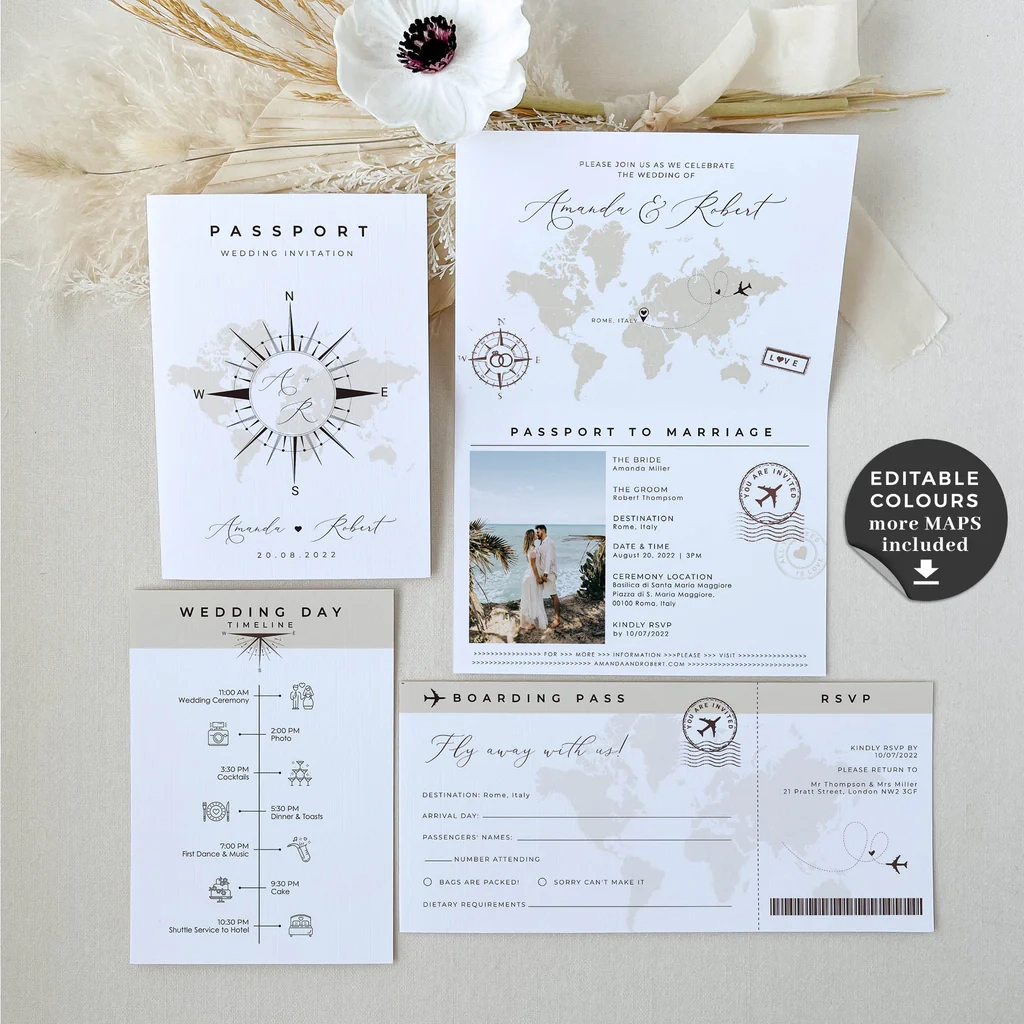 10 Printable Wedding Invitation Templates You Can DIY At Home Creative Things Studio