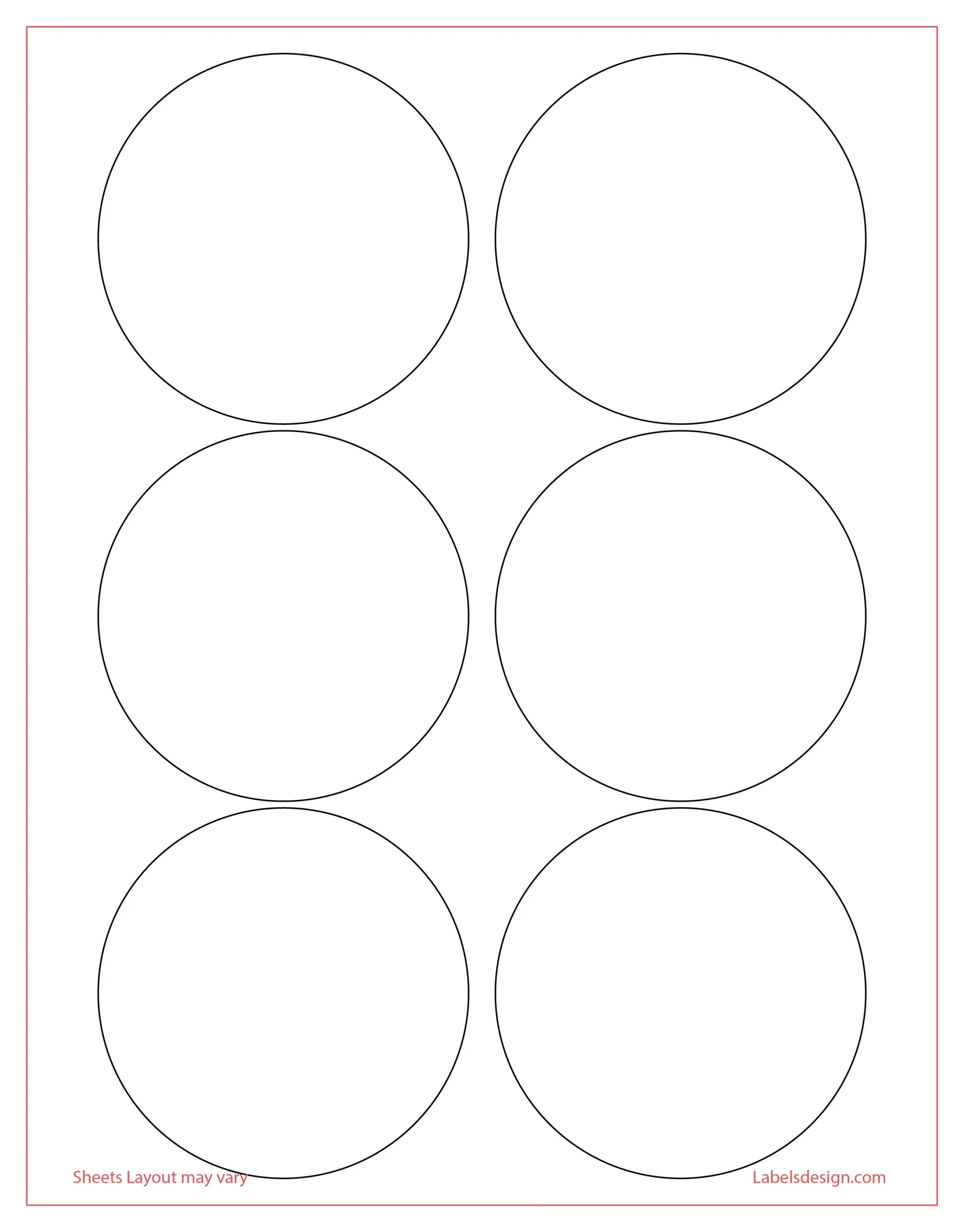 3 5 Inch Circle Labelsdesign