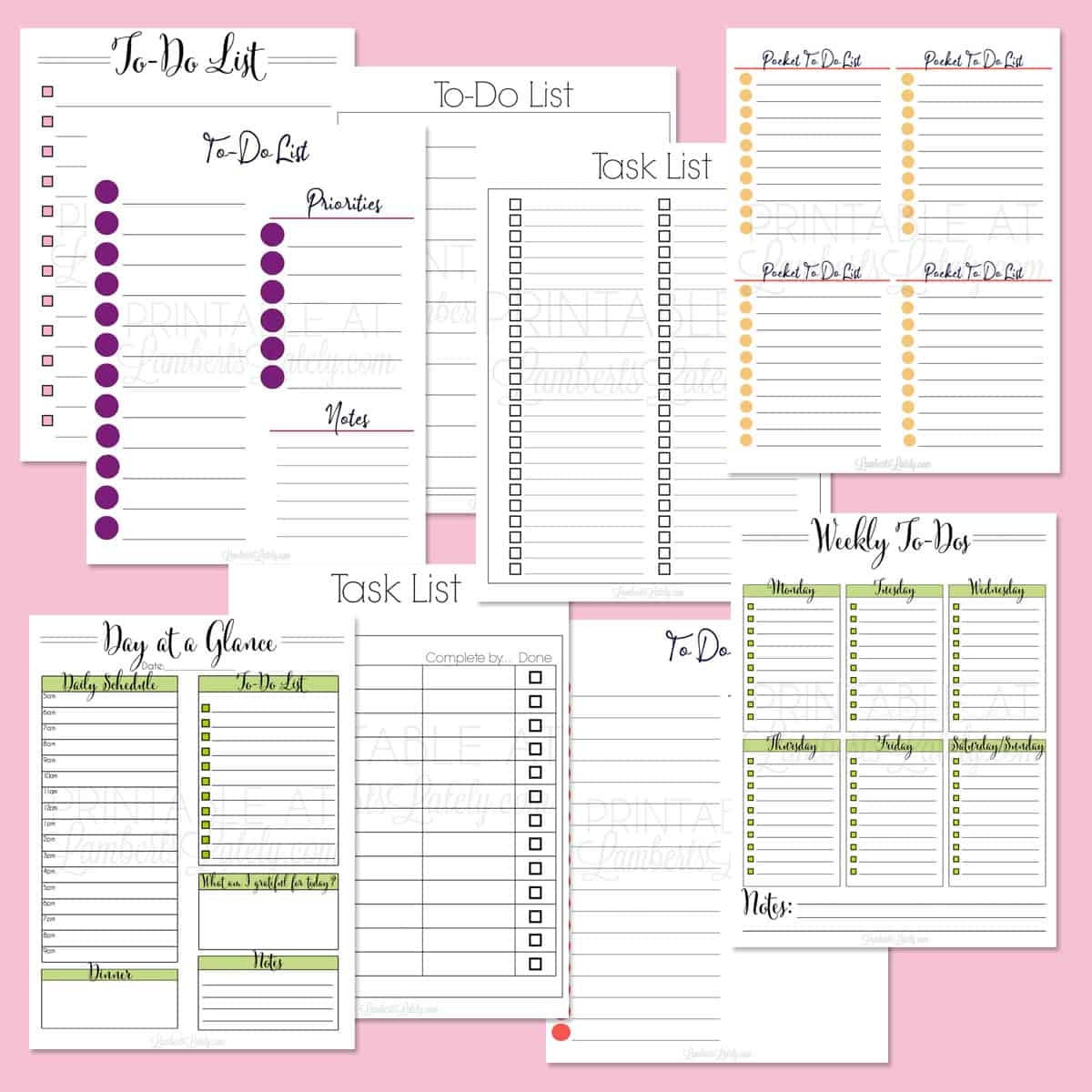 33 Free Printable To Do List Templates LL Home