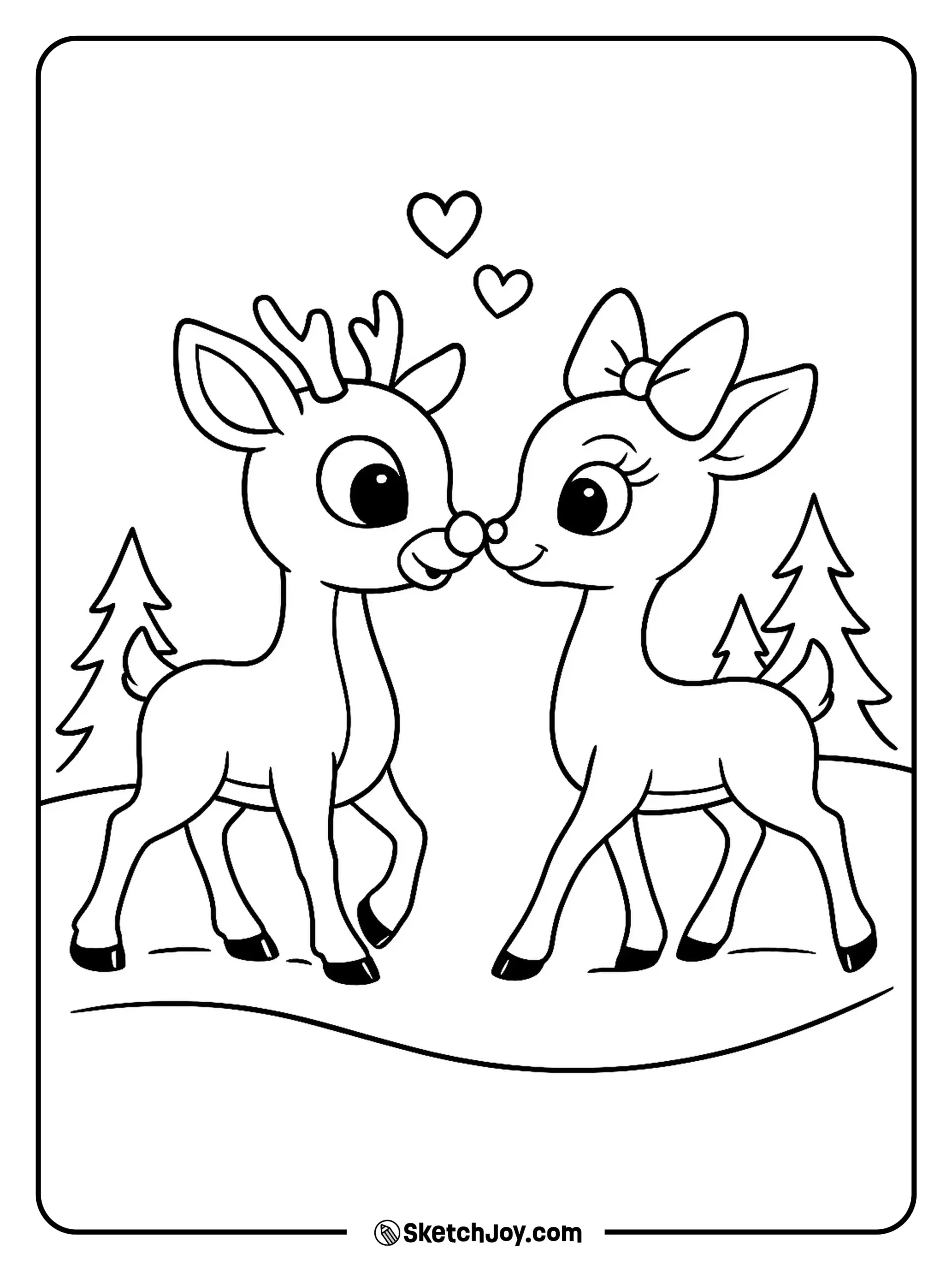 36 Rudolph Coloring Pages Free Printable PDFs