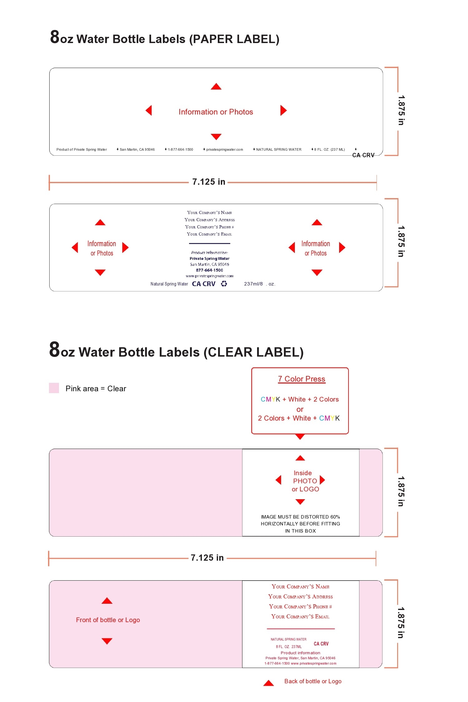 40 Editable Water Bottle Label Templates 100 Free
