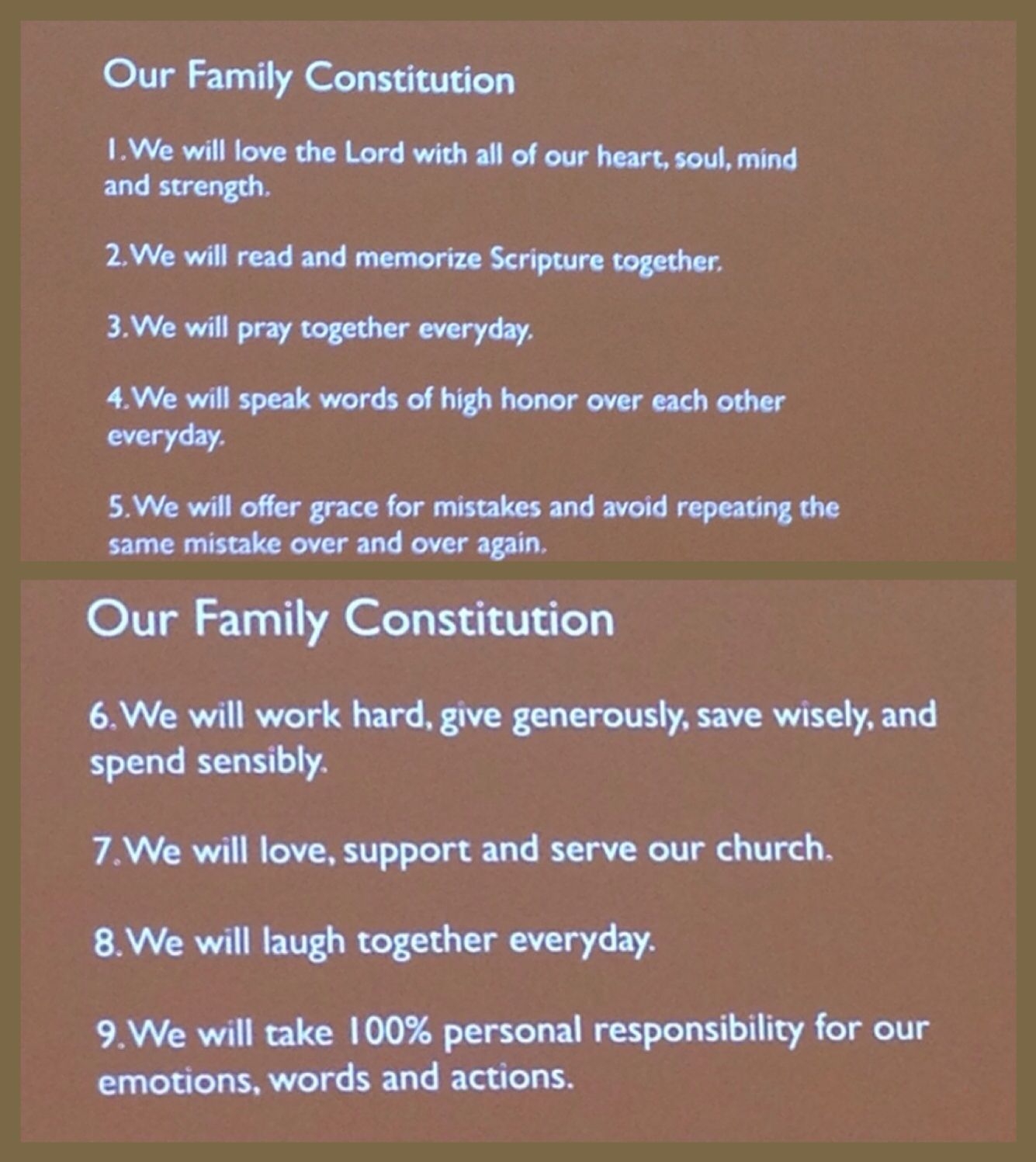 7 Family Constitution Ideas Constitution Family Vision Statement