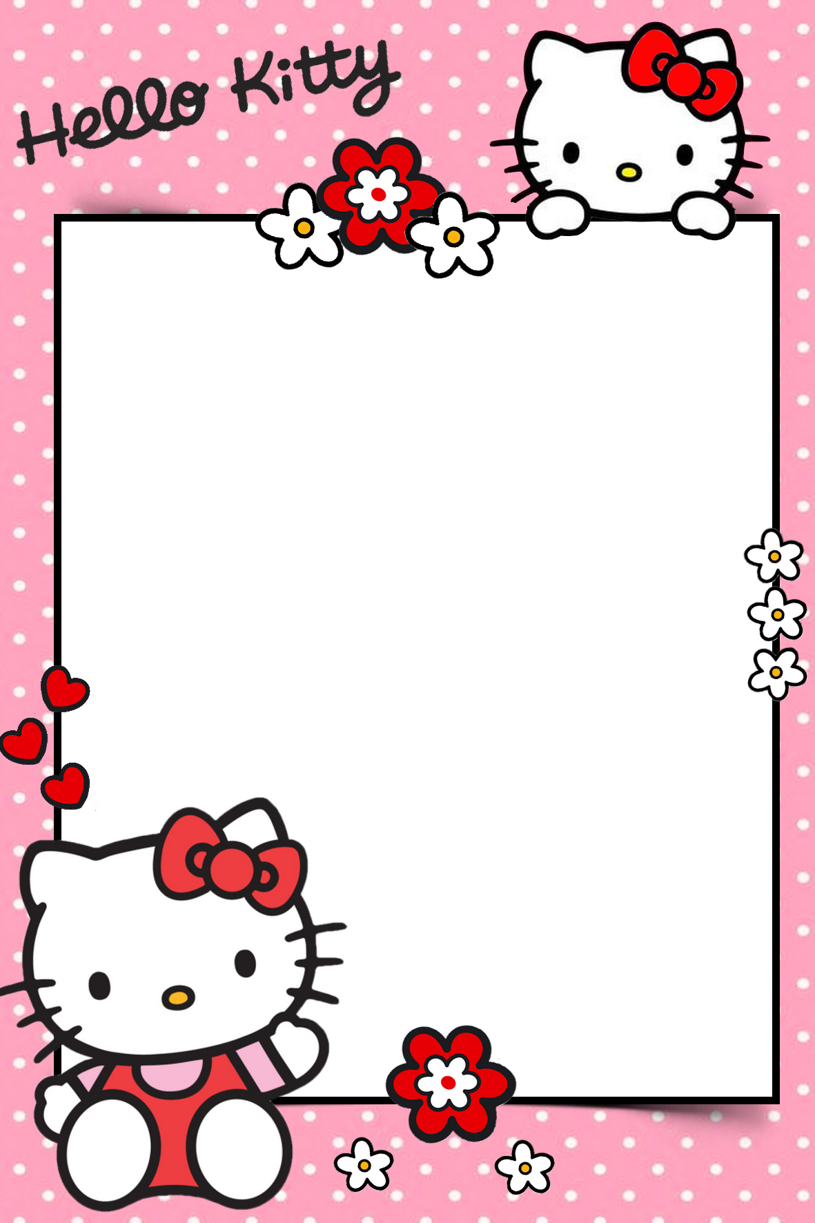 7 Hello Kitty Border Frame Ideas Hello Kitty Kitty Hello Kitty Backgrounds
