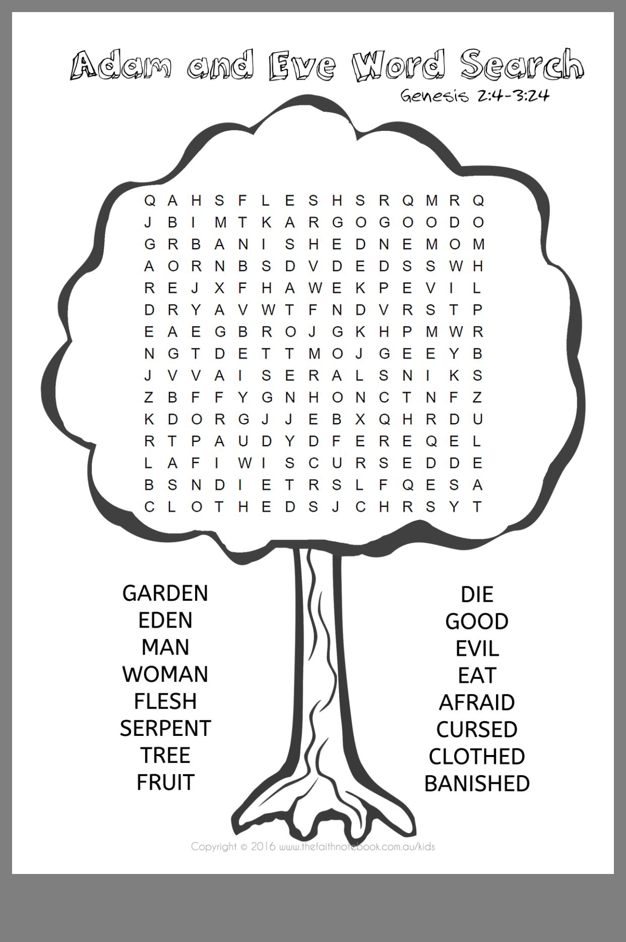 Adam And Eve Craft Printable Printable Party Favors