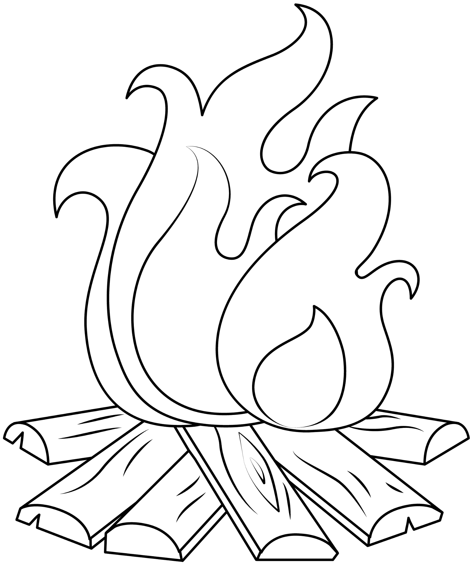 Campfire Printable Template Free Printable Paper raft Templates