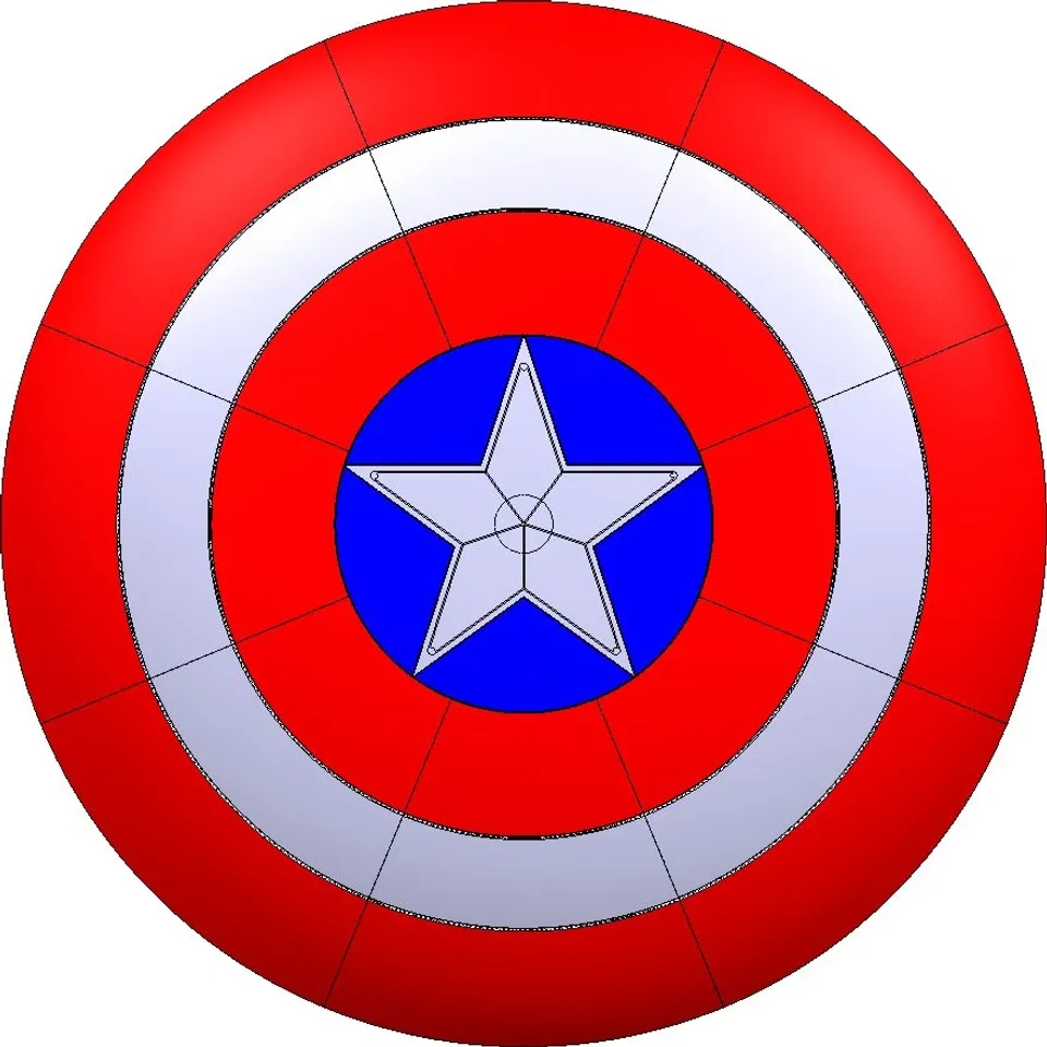 Captain America Shield By That Engineering Guy Download Free STL Model Printables