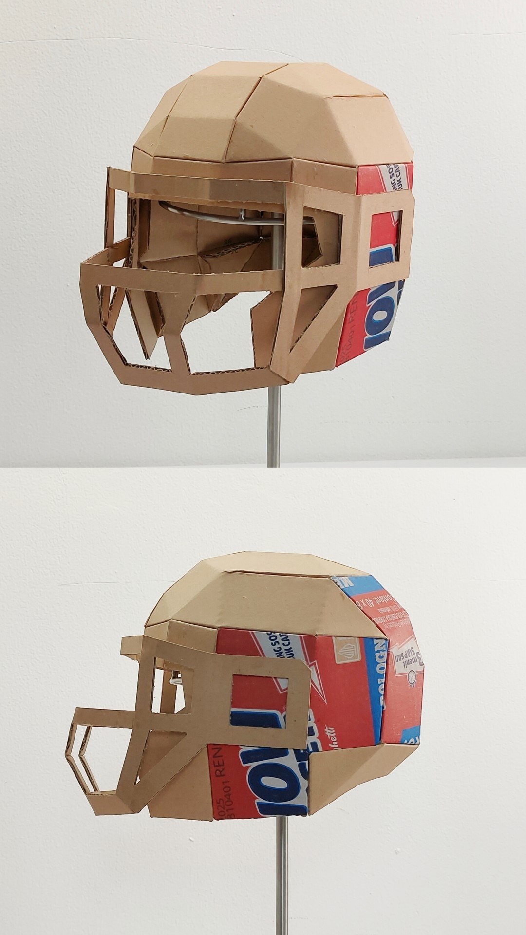 Cardboard American Football Templates