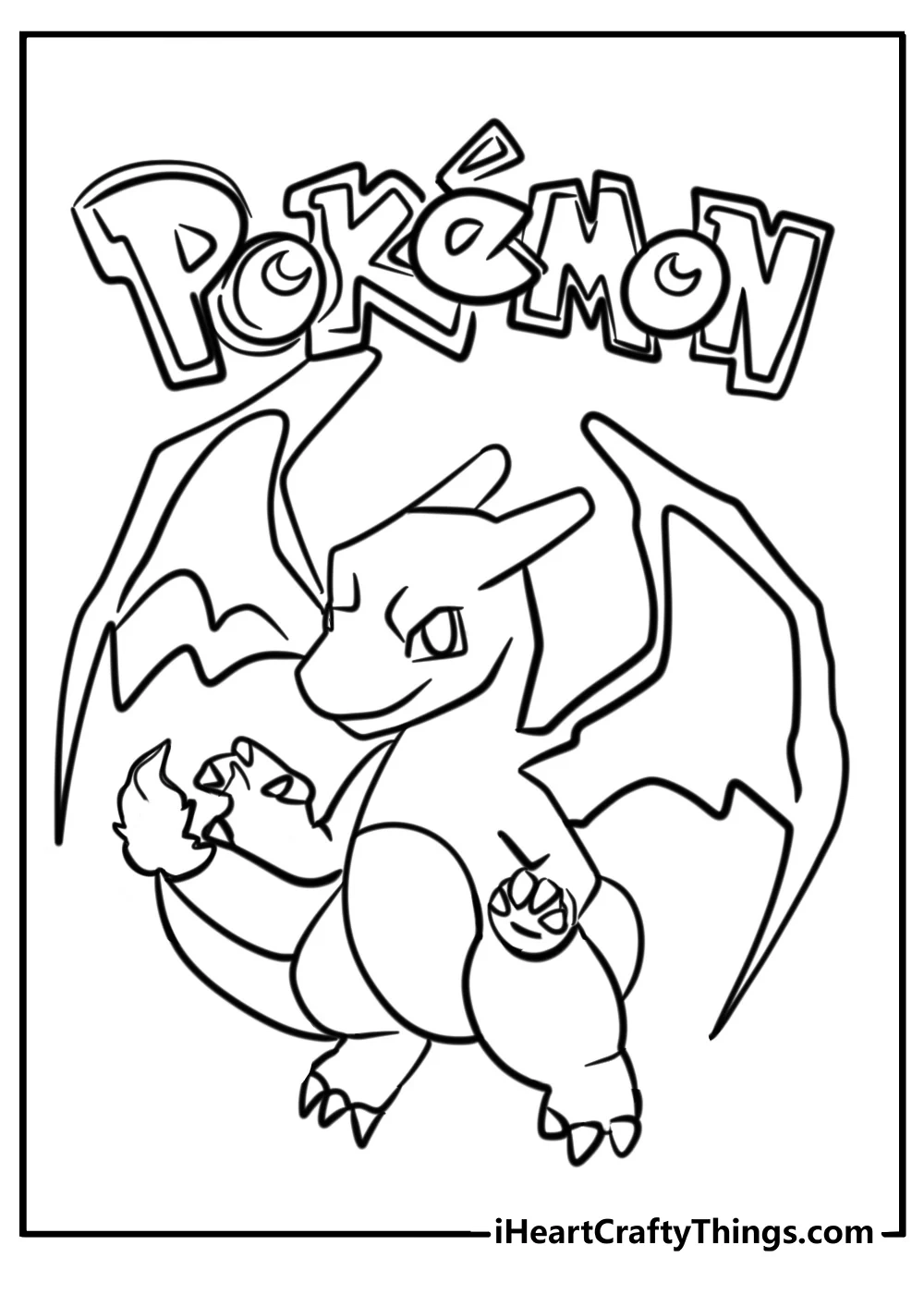 Charizard Coloring Book 36 Pages I Heart Crafty Things