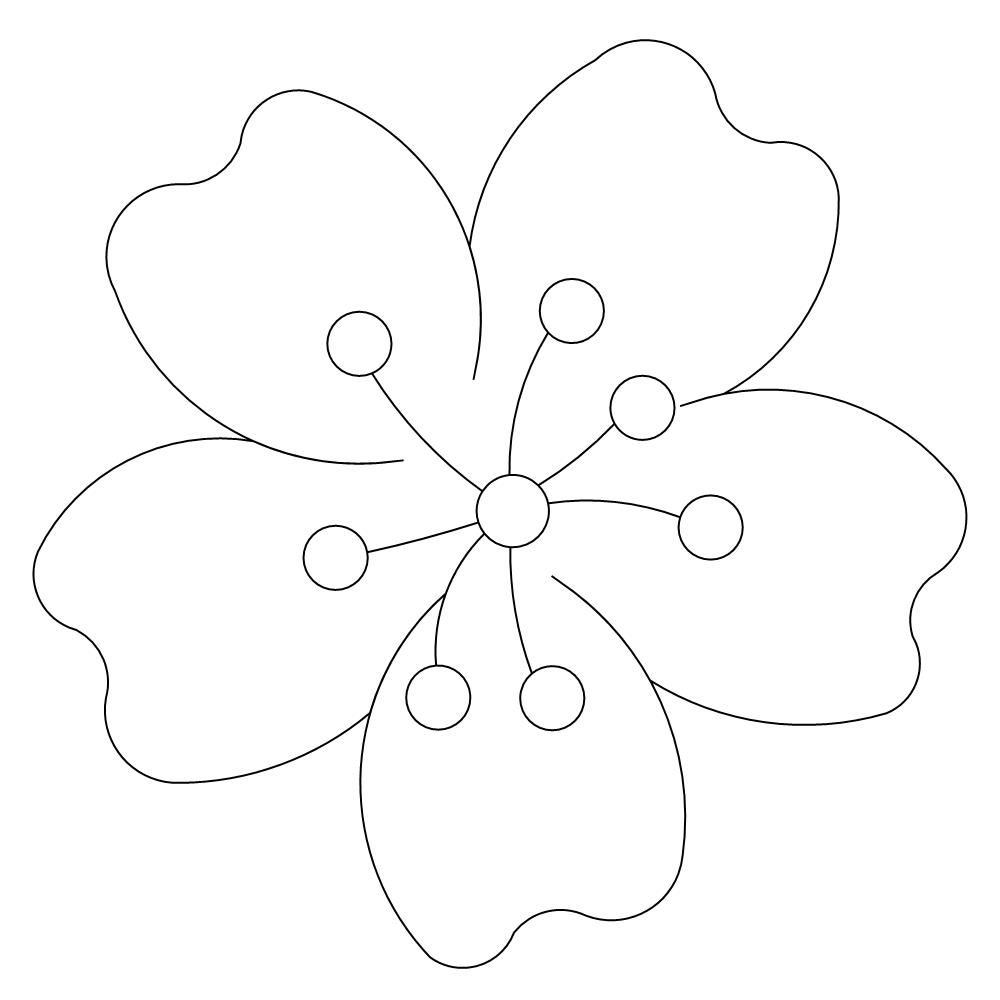 Cherry Blossom Template Free Printable