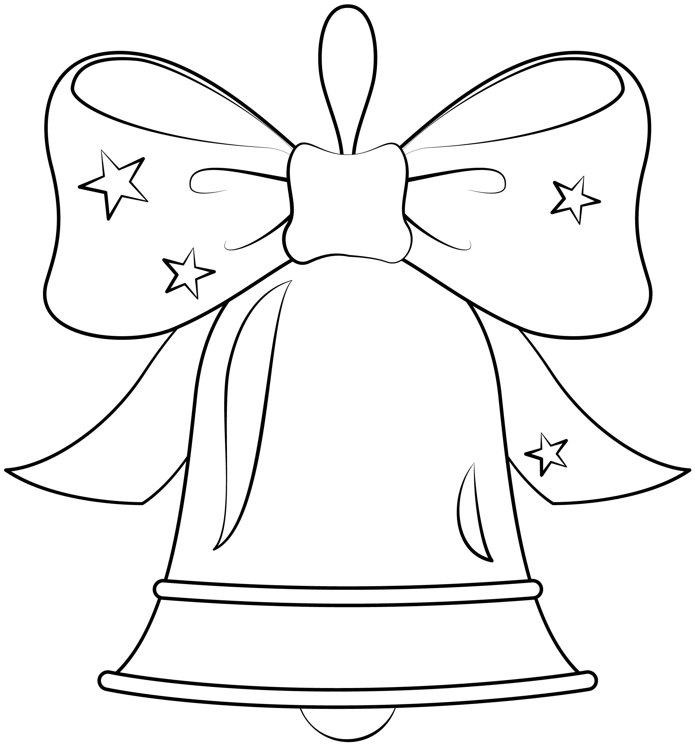 Christmas Bell Template Free Printable Paper raft Templates