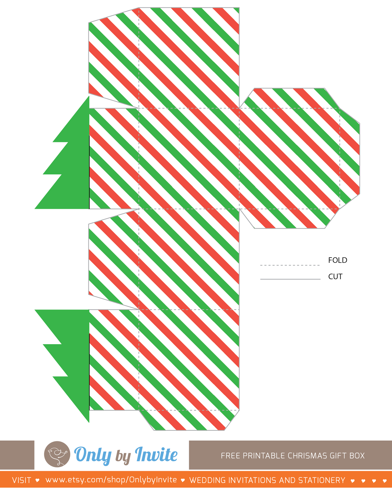 Christmas Box Templates Free Festive Origami Design Printable Holiday Box Template Plaid Gift Box Template Christmas Candy Cane Gift Box Template