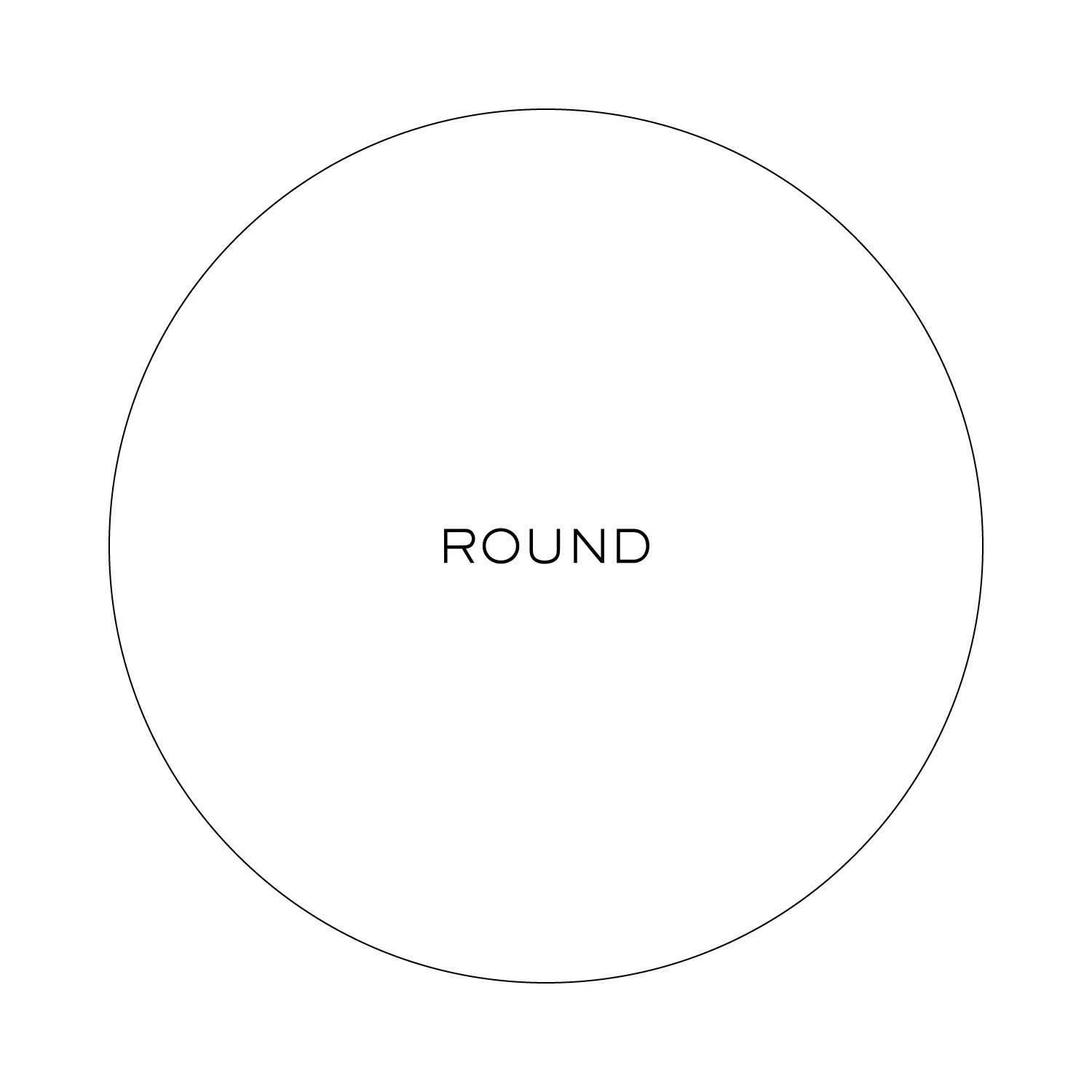 Coaster Shapes Haute Papier