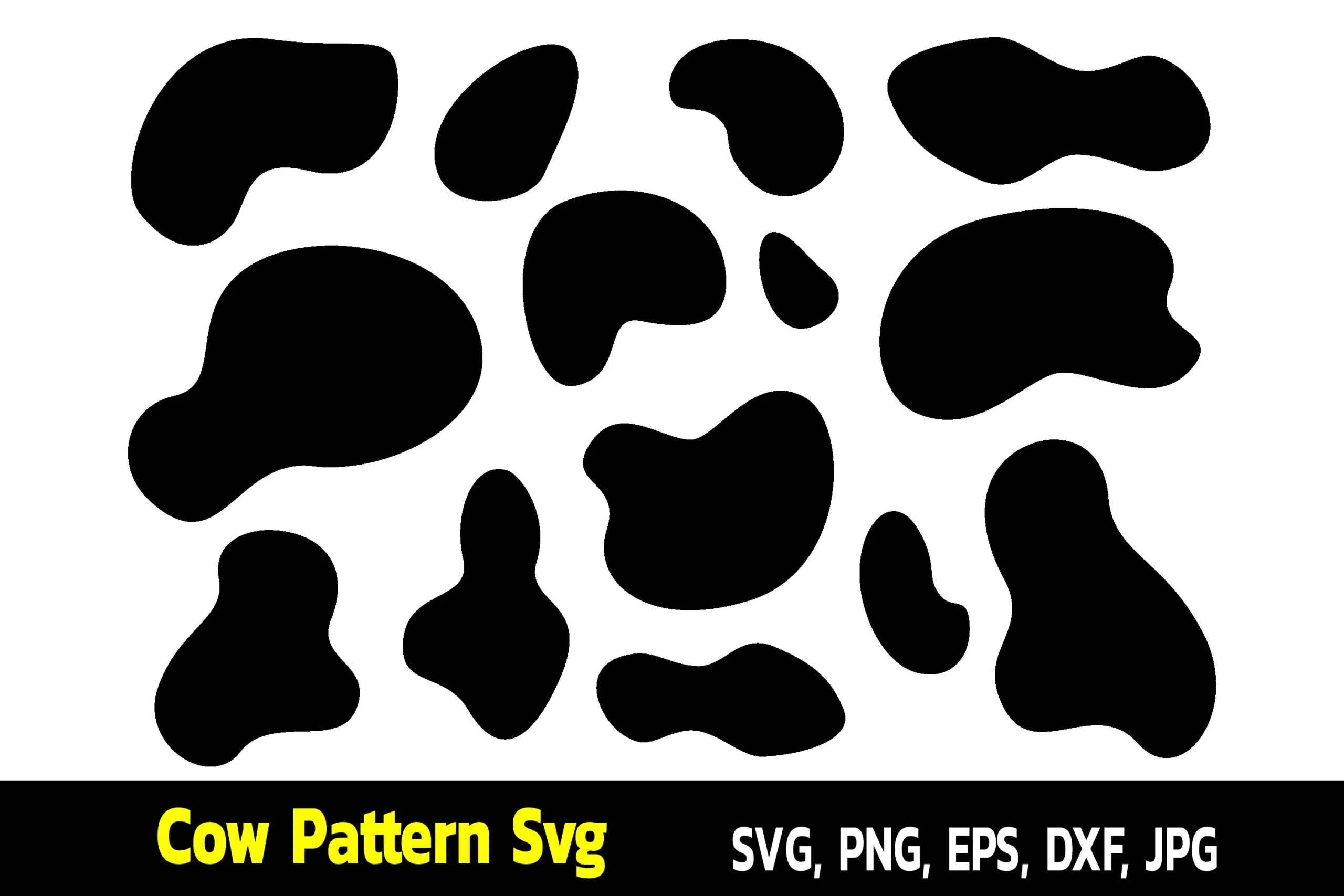 Cow Print Pattern digital Download Etsy