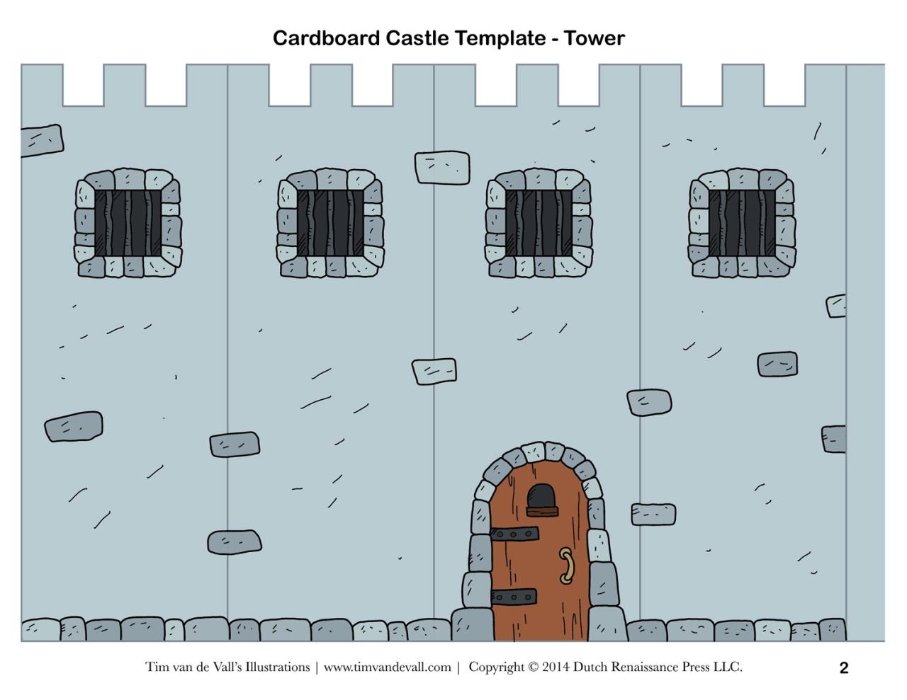 Cut Out Castle Template Printable Printable Templates Free