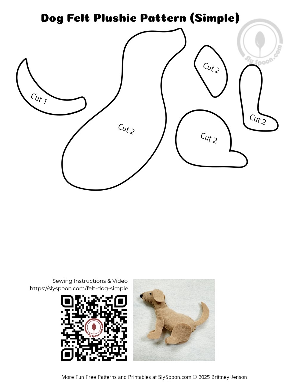 Dog Pattern Free Stuffed Animal Patterns How To Hand Sew A Simple Felt Puppy Dog Free