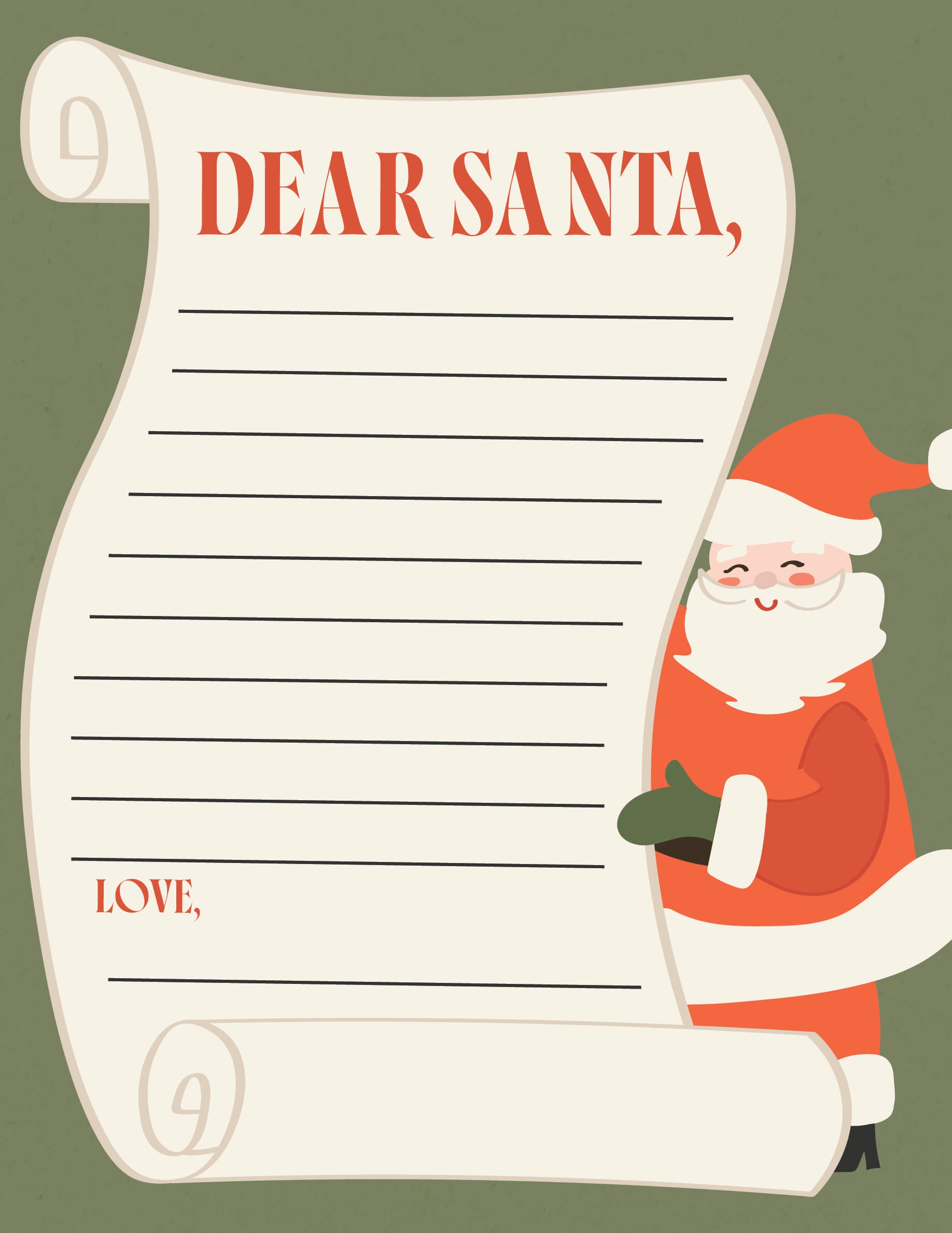 Download Our Cute Free Printable Christmas List Templates