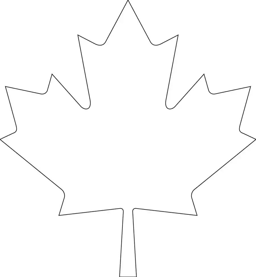 Downloadable Maple Leaf Template For Your Canada Day Crafts Canadian Living