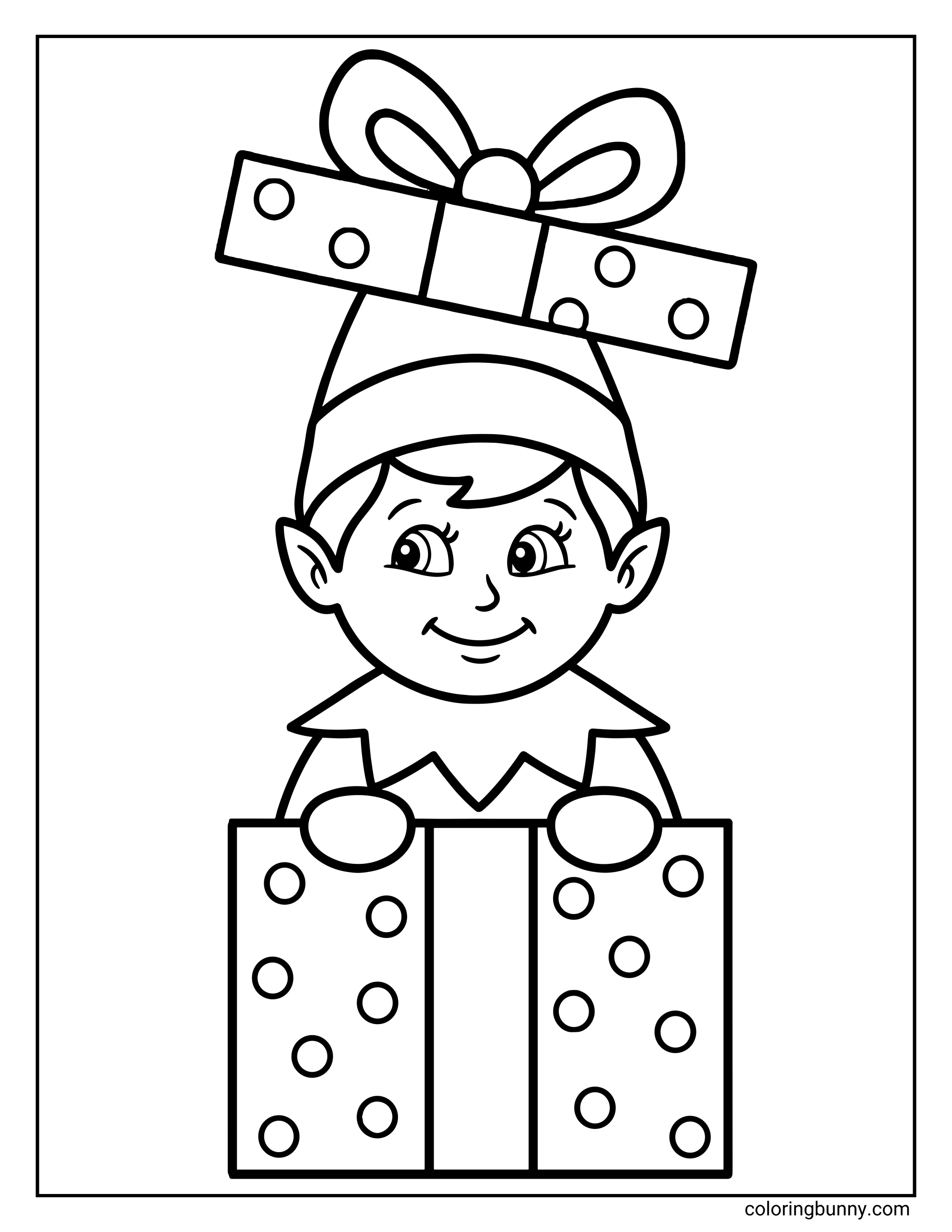 Elf On The Shelf Coloring Pages 30 Free Printable PDFs
