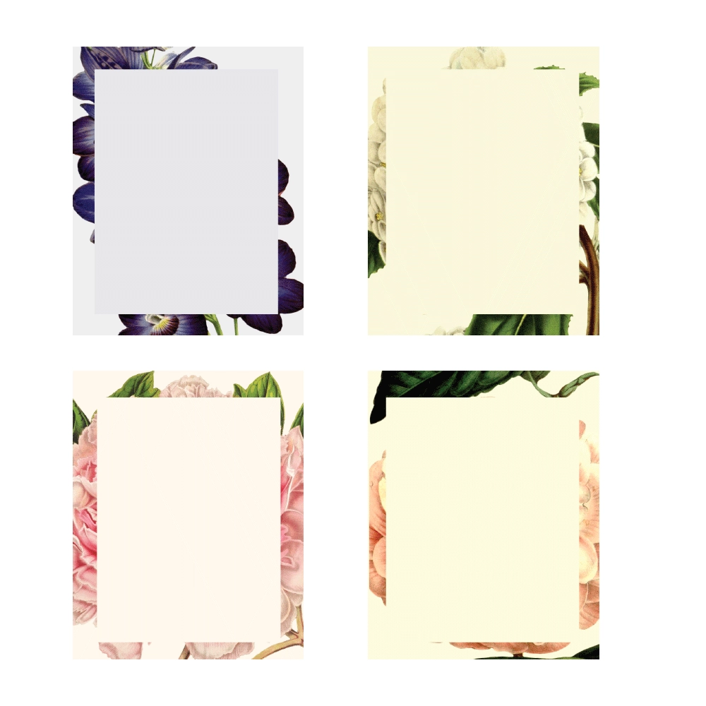 Floral Border Wedding Wine Labels Dashleigh Template Center