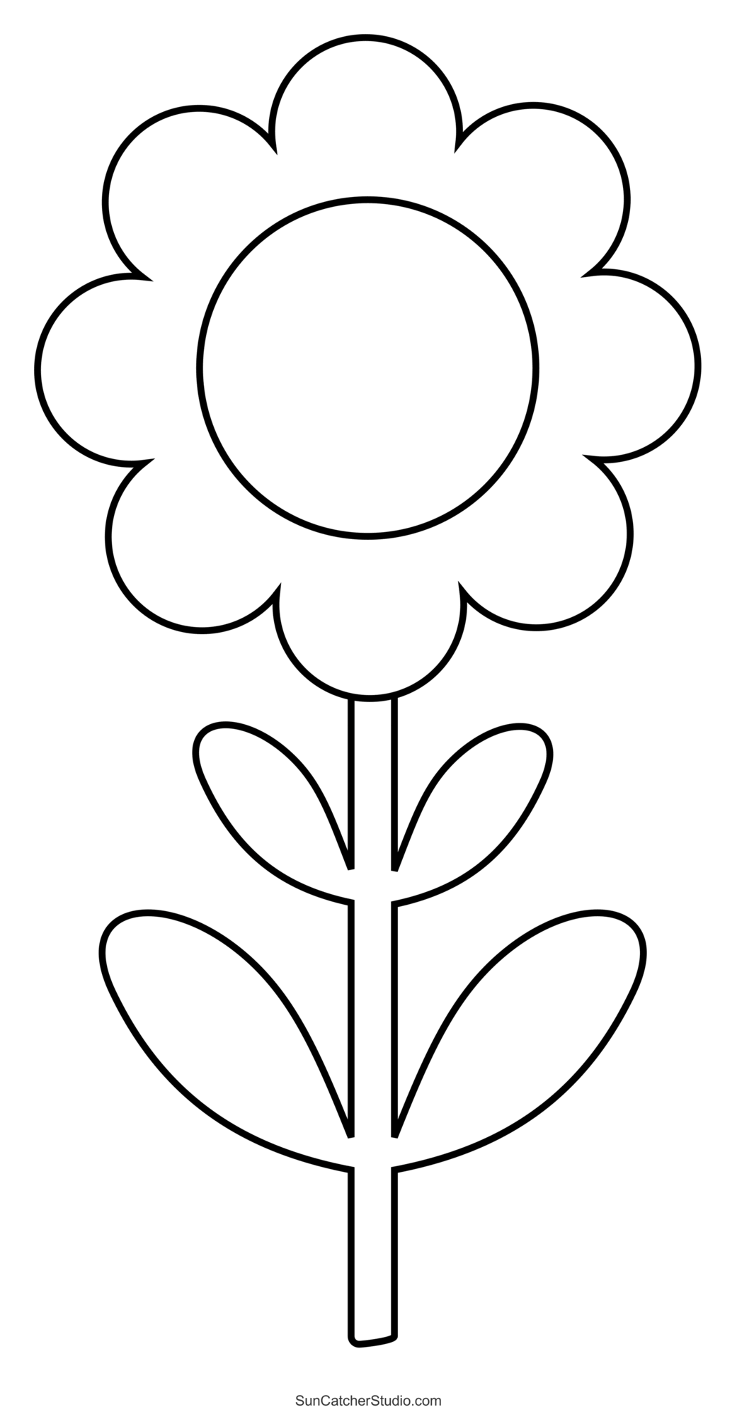 Flower Templates Patterns SVG Files Printable Stencils Free Printables Lettering SVG Files Tools Apps
