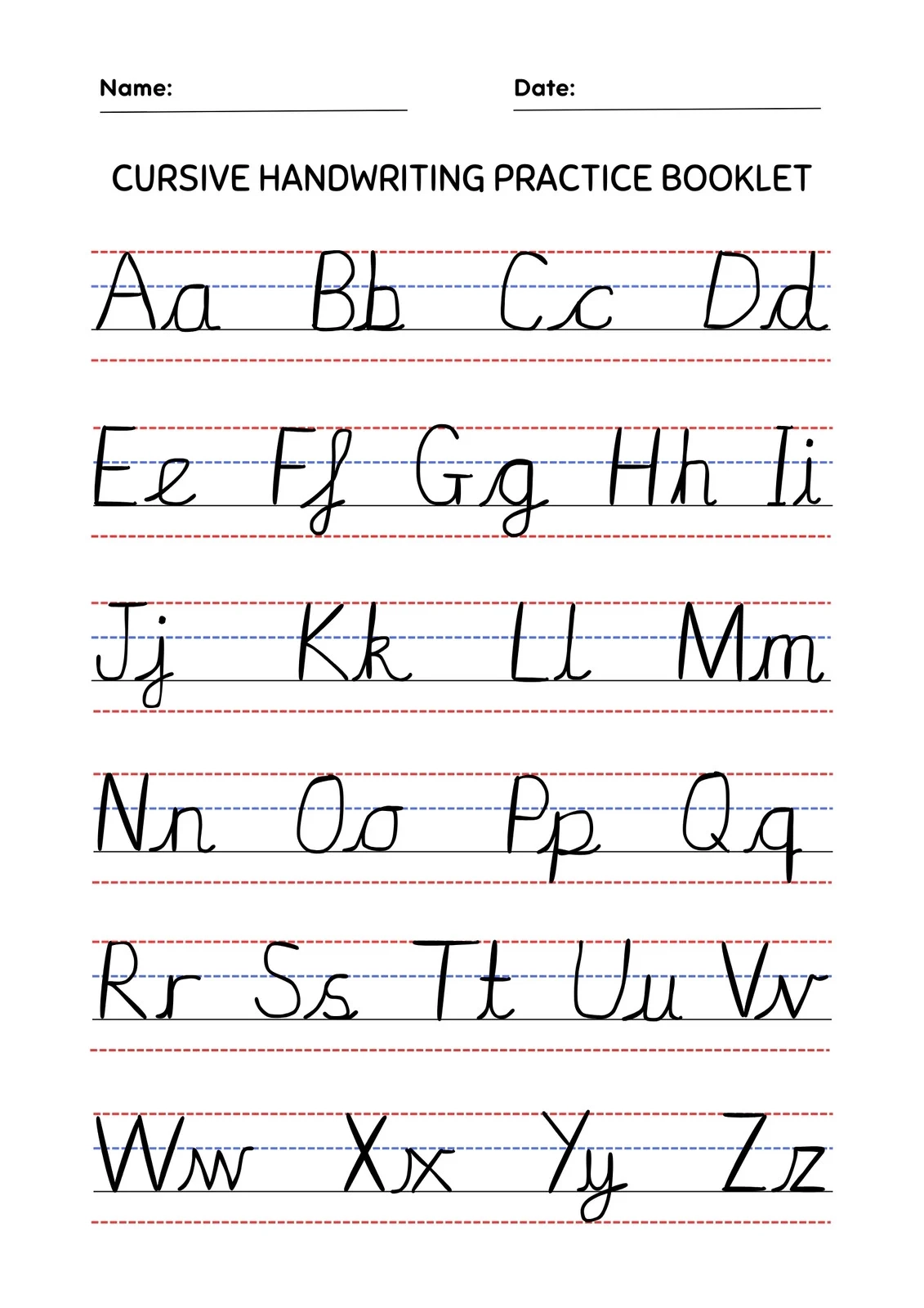 Free And Customizable Cursive Templates Canva