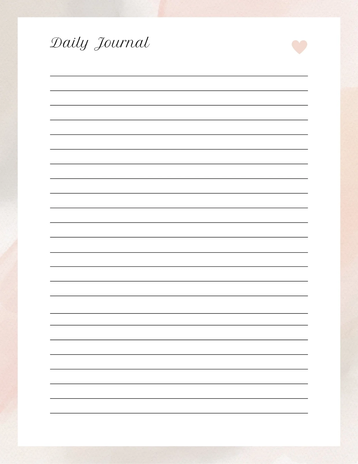Free Editable And Printable Journal Templates Canva