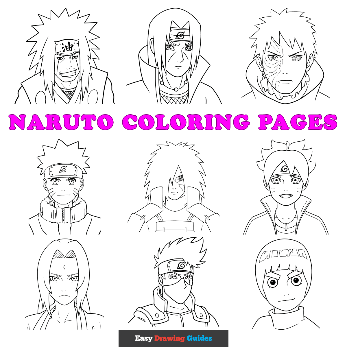 Free Naruto Coloring Pages For Kids 11 Printable Sheets