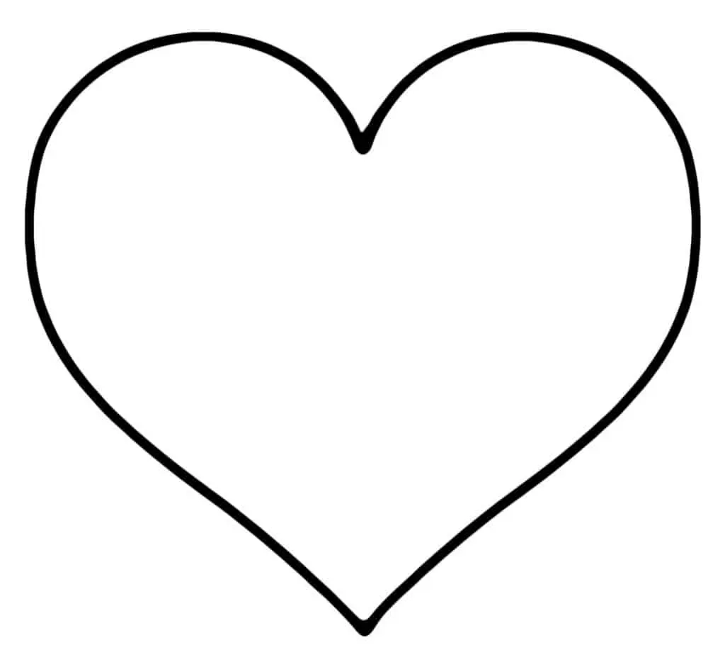 Free Patterns For Heart Template Printable Valentine s Day A Crafty Life