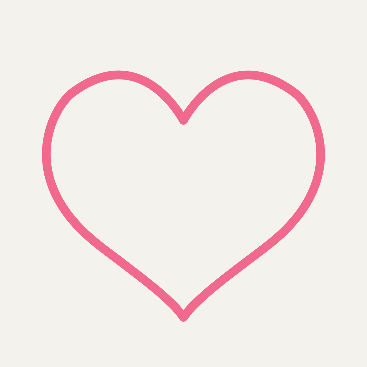 Free Pink Heart Outline Clipart Template To Edit Online