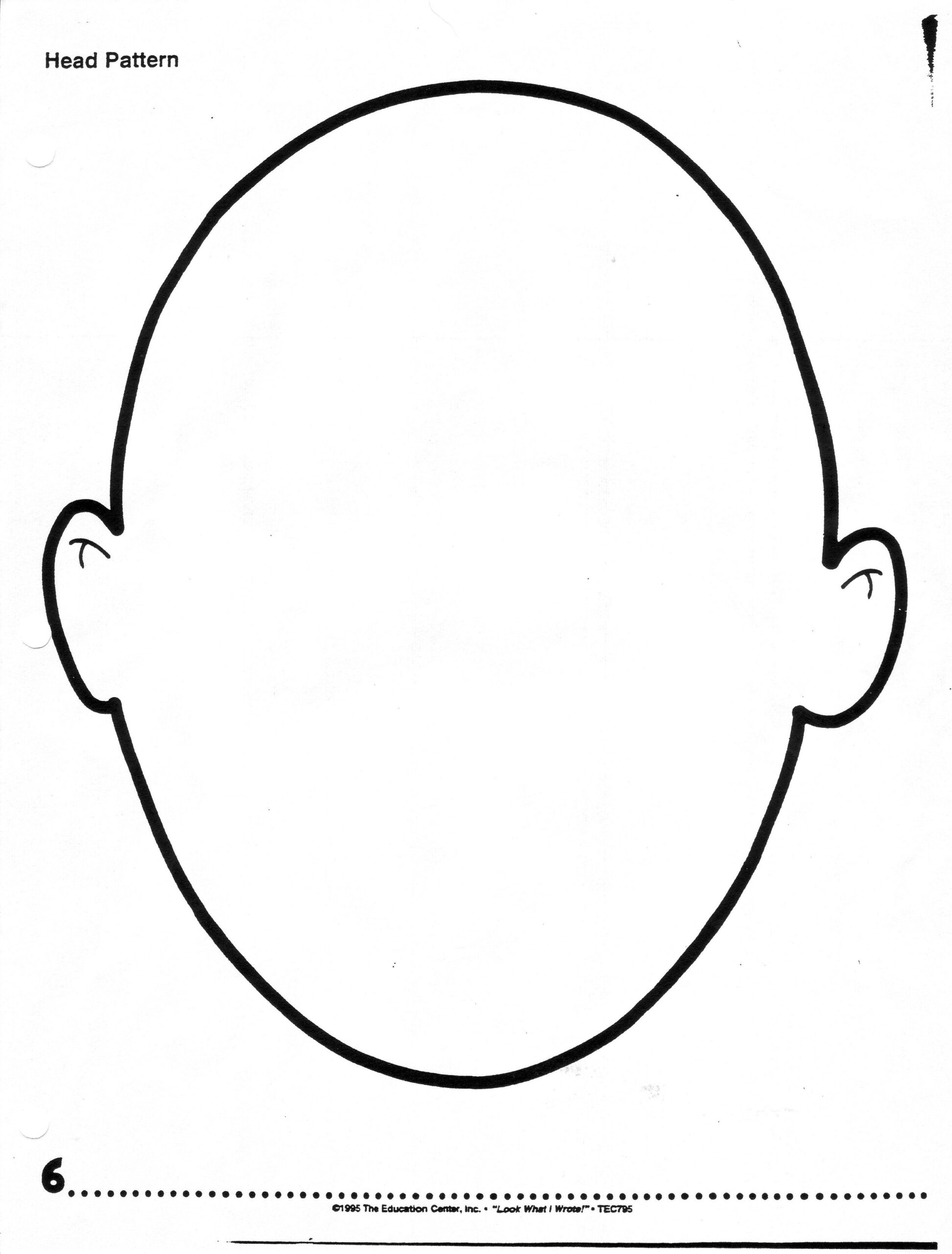 Free Printable Child Face Template Pdf
