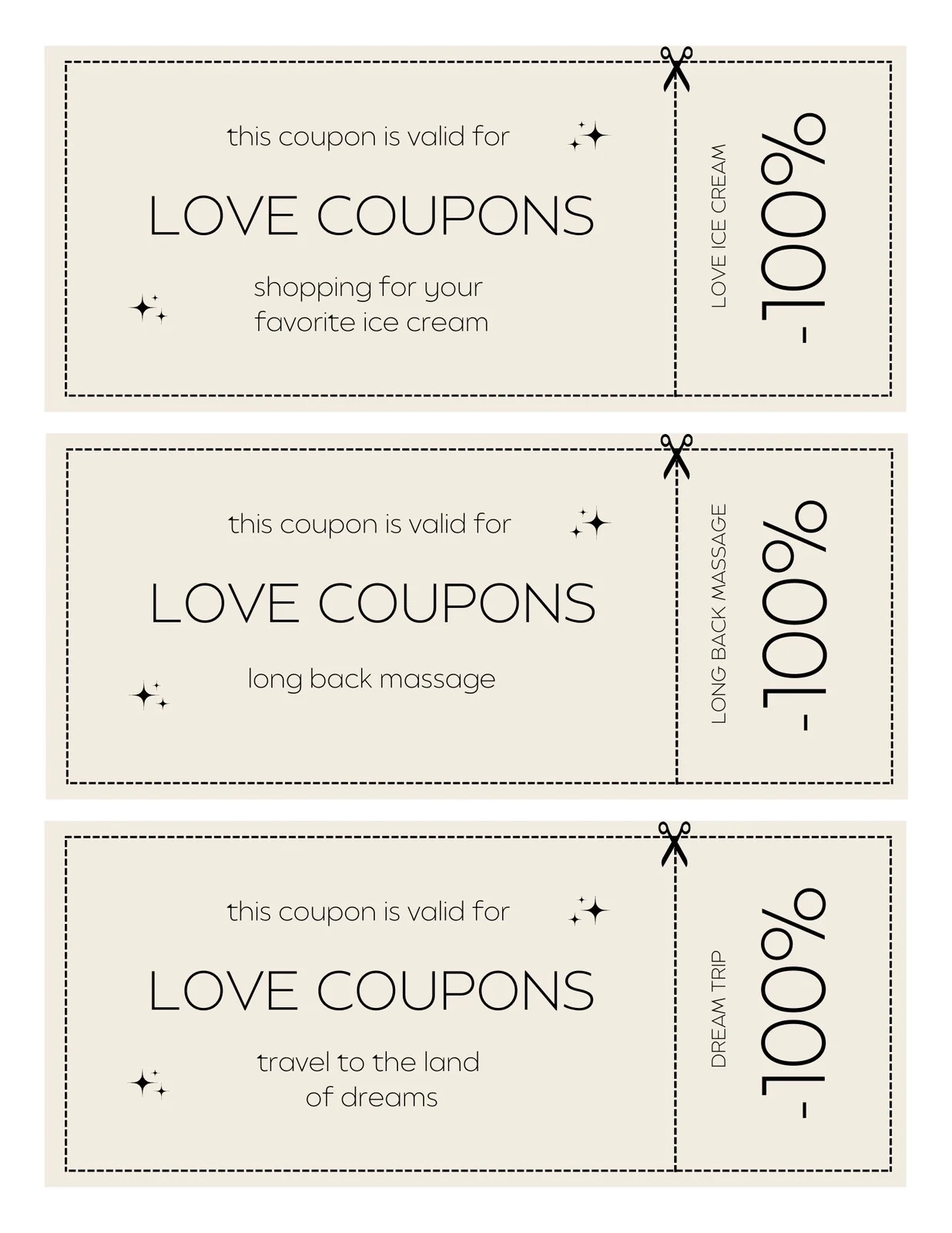 Free Printable Customizable Coupon Templates Canva