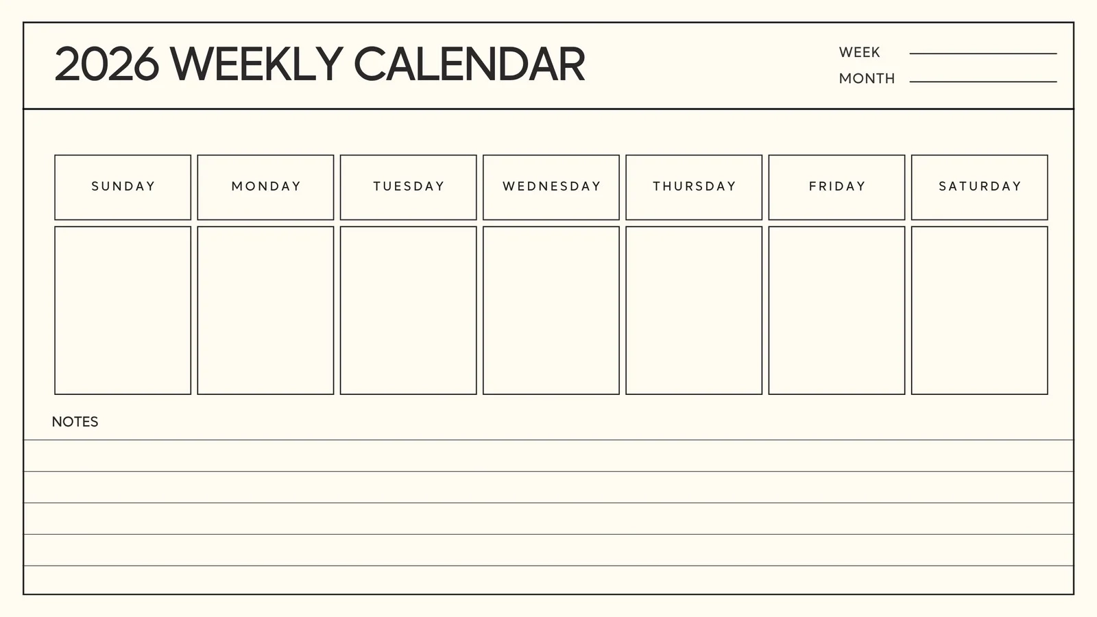 Free Printable Customizable Weekly Calendar Templates Canva