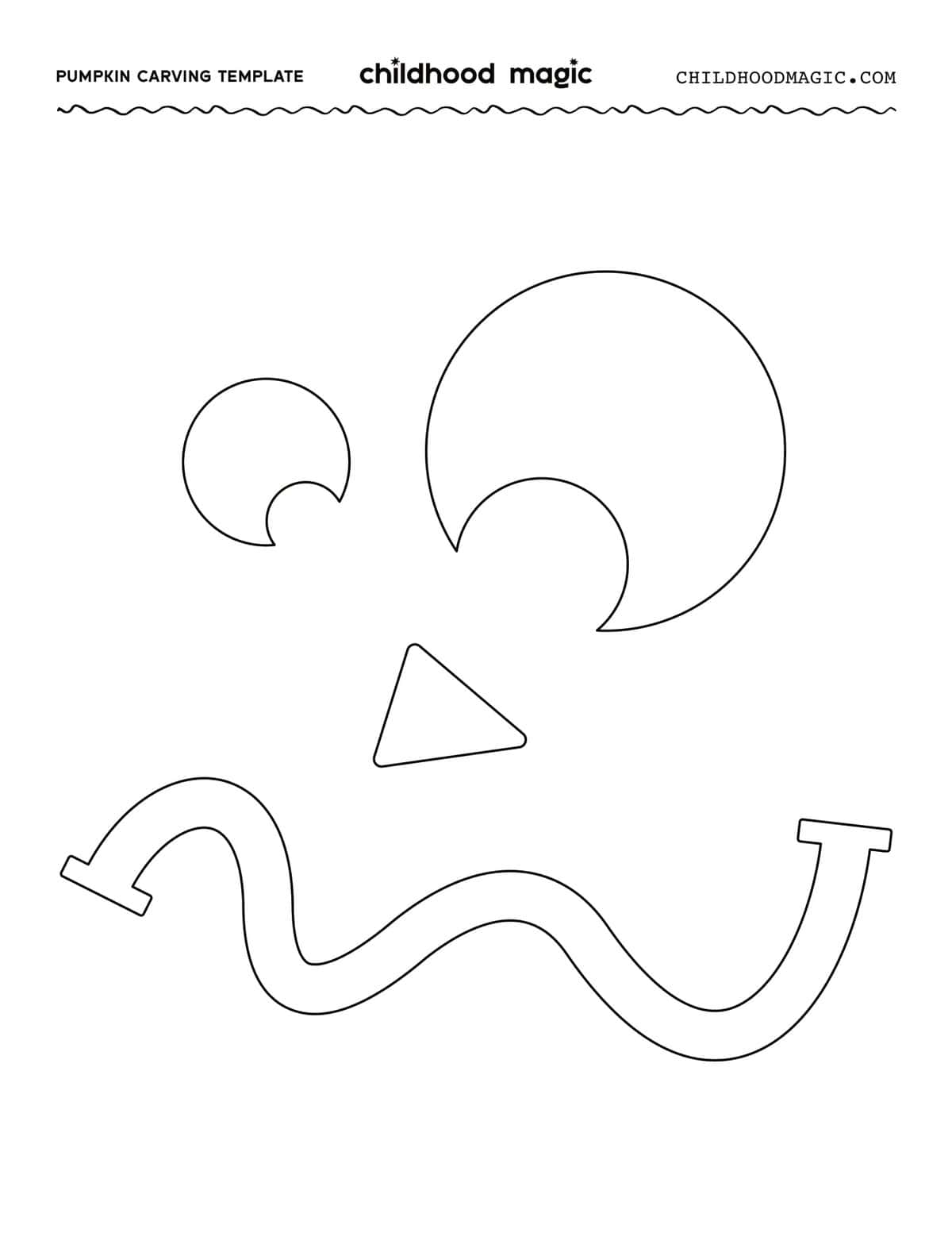 Free Printable Templates For Carving Pumpkins Childhood Magic