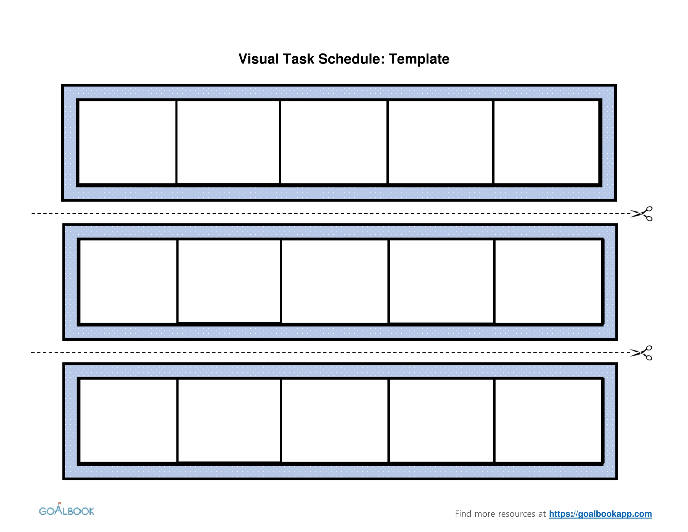 Free Printable Visual Schedule Autism Printable Party Favors