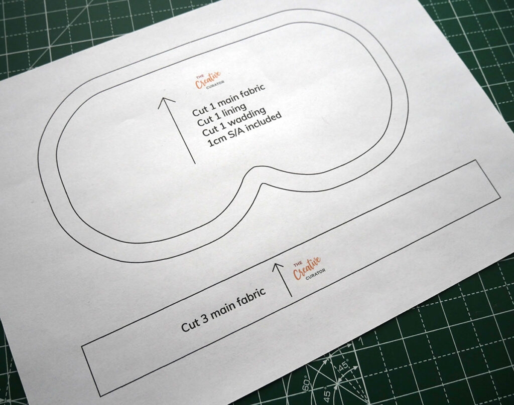 Free Sleep Mask Pattern Tutorial The Creative Curator